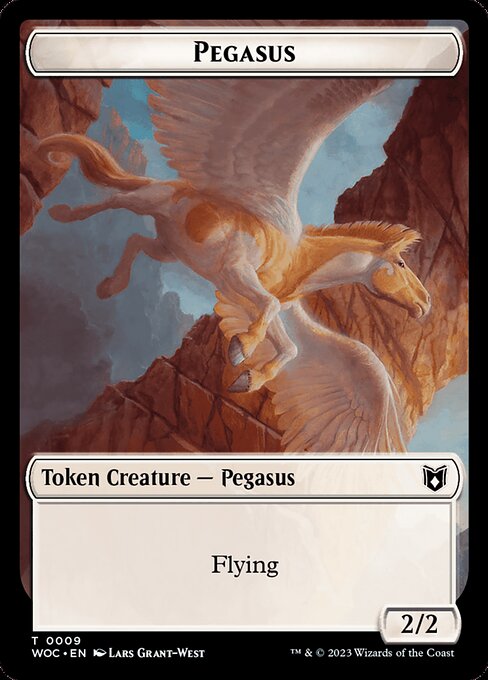 Pegasus (Wilds of Eldraine Commander Tokens #9)