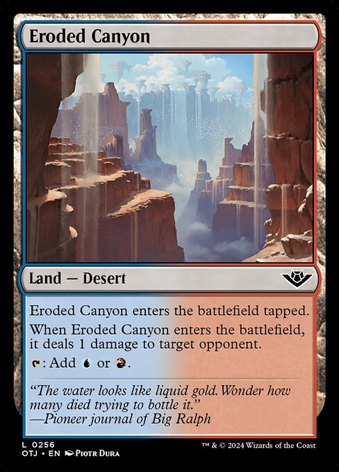 Eroded Canyon card image