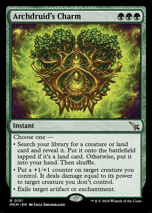 Archdruid's Charm (mkm) 151 Archdruid's Charm (mkm) 151