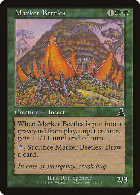 Marker Beetles (Urza's Destiny #112)