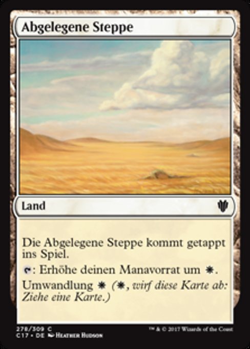 Secluded Steppe (Commander 2017 #278)