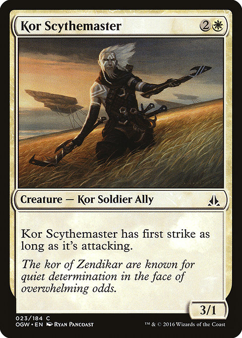 Kor Scythemaster (Oath of the Gatewatch #23)