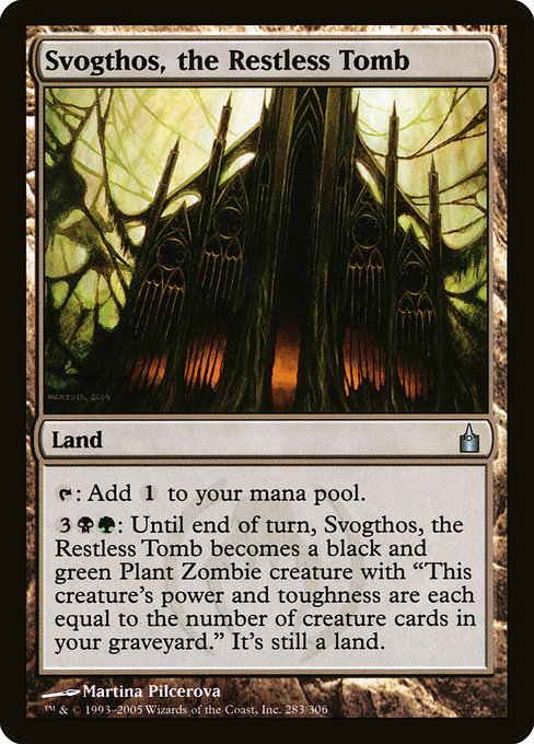 Svogthos, the Restless Tomb card image