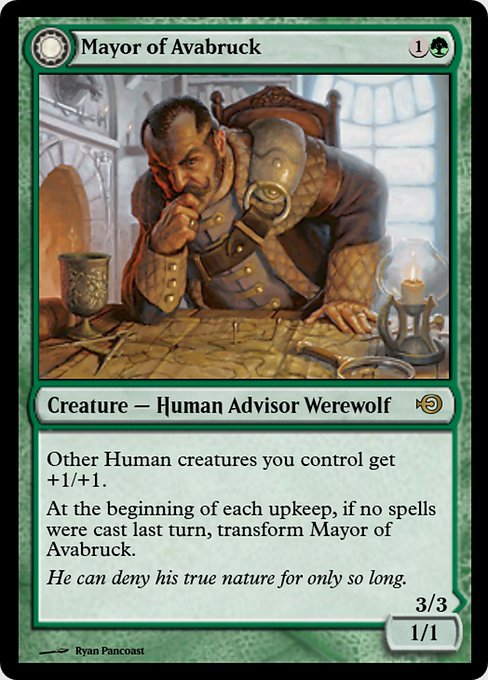 Mayor of Avabruck // Howlpack Alpha (Magic Online Promos #42866)