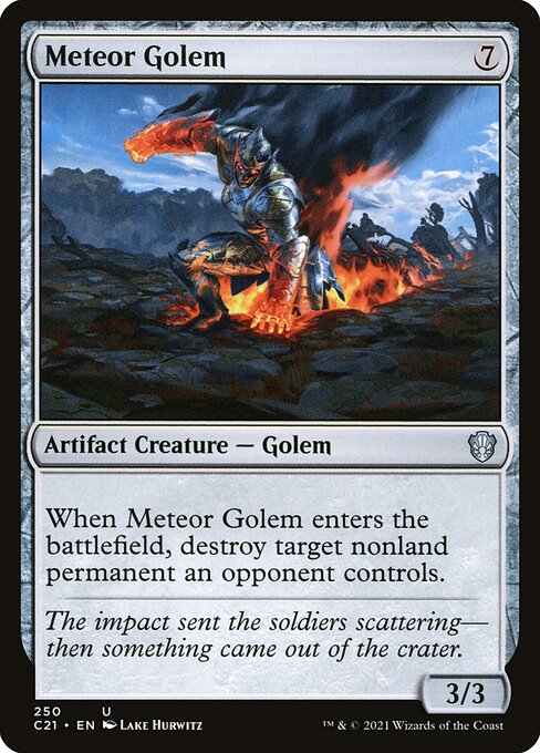 Meteor Golem (Commander 2021 #250)
