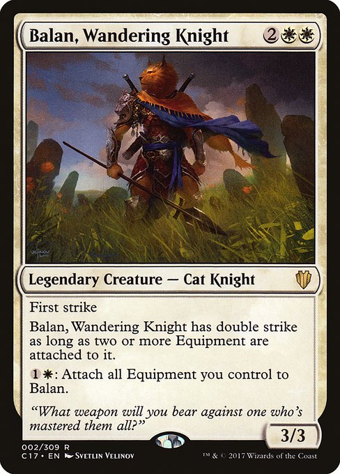 Balan, Wandering Knight (Commander 2017 #2)