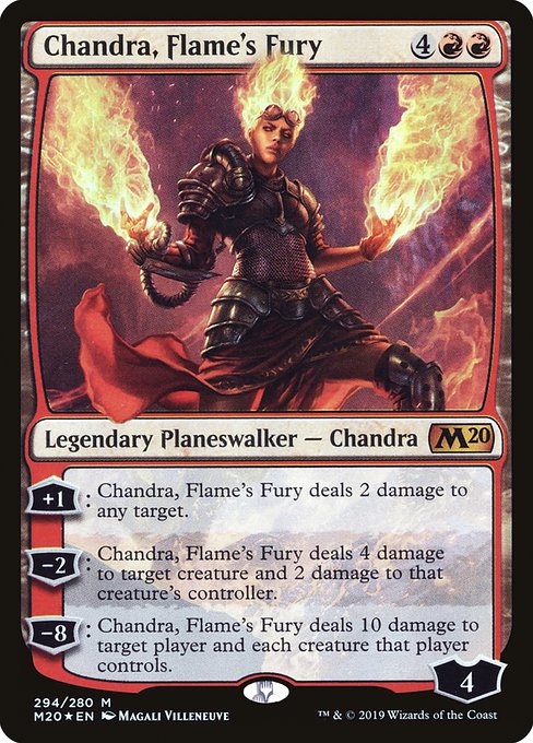 Chandra, Flame's Fury (Core Set 2020 #294)