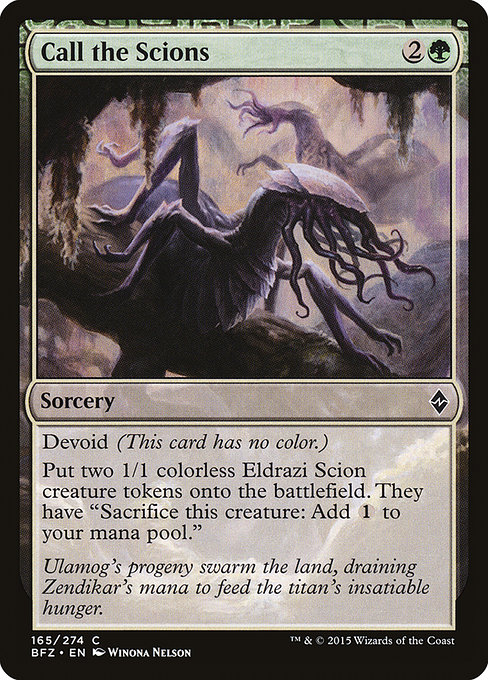 Call the Scions (bfz) 165