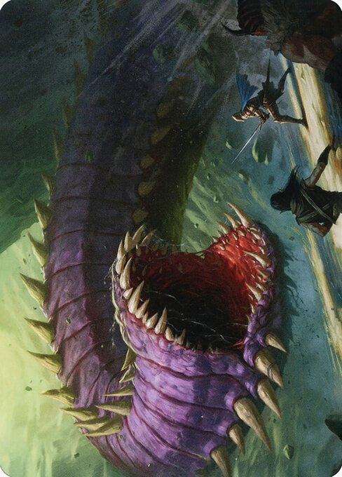 Purple Worm // Purple Worm (Adventures in the Forgotten Realms Art Series #3)