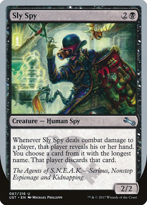 Sly Spy (Unstable #67a)