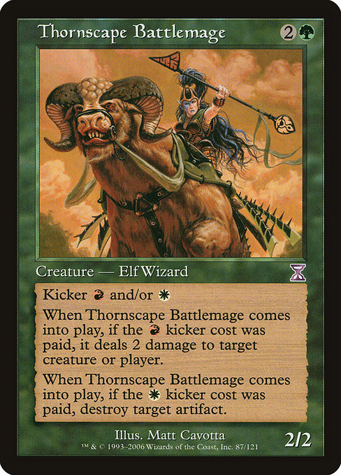 Thornscape Battlemage (Time Spiral Timeshifted #87)