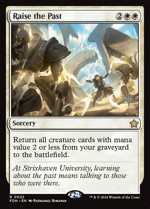 Raise the Past (Foundations Promos #22p)