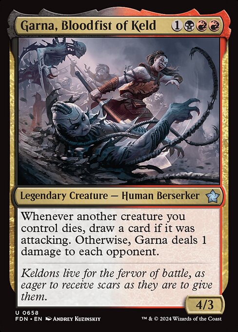 Garna, Bloodfist of Keld card