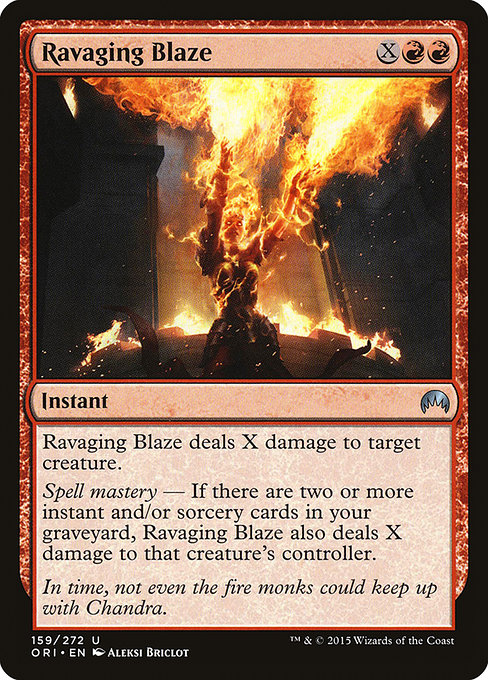 Ravaging Blaze card image