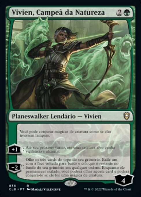 Vivien, Champion of the Wilds (Commander Legends: Battle for Baldur's Gate #838)