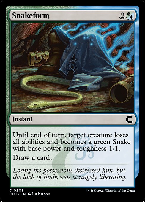 Snakeform (Ravnica: Clue Edition #209)