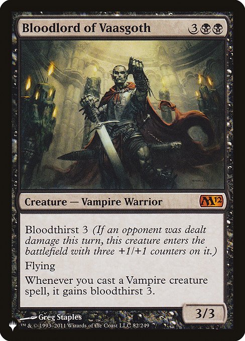 Bloodlord of Vaasgoth (plst) M12-82