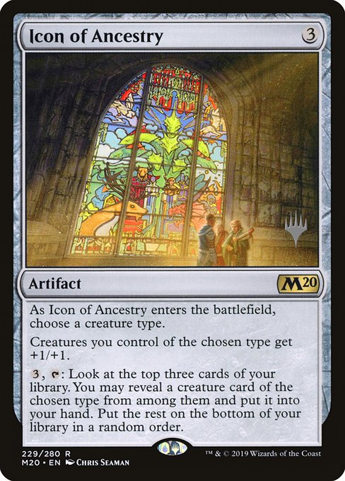 Icon of Ancestry (Core Set 2020 Promos #229p)