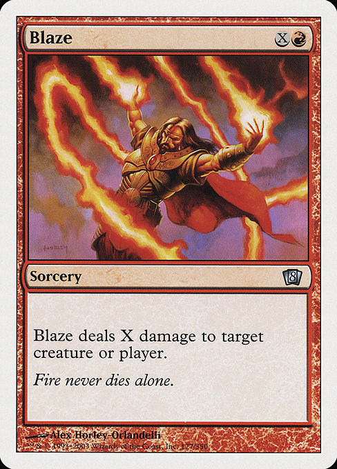 Blaze (Eighth Edition #177)