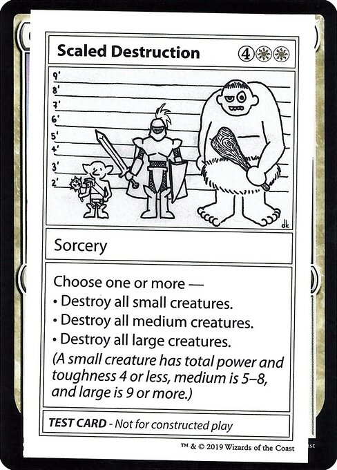 Scaled Destruction (Mystery Booster Playtest Cards 2021 #12)