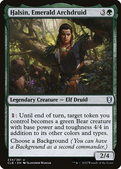 Halsin, Emerald Archdruid (Commander Legends: Battle for Baldur's Gate #234)