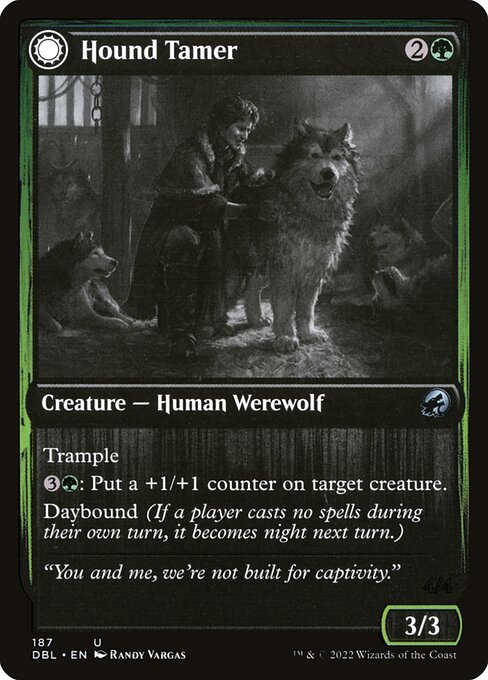 Hound Tamer // Untamed Pup (Innistrad: Double Feature #187)