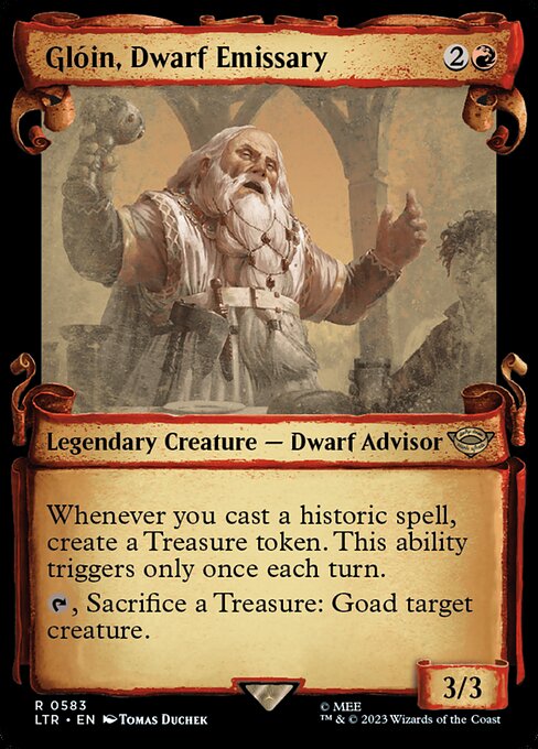 Glóin, Dwarf Emissary (ltr) 583