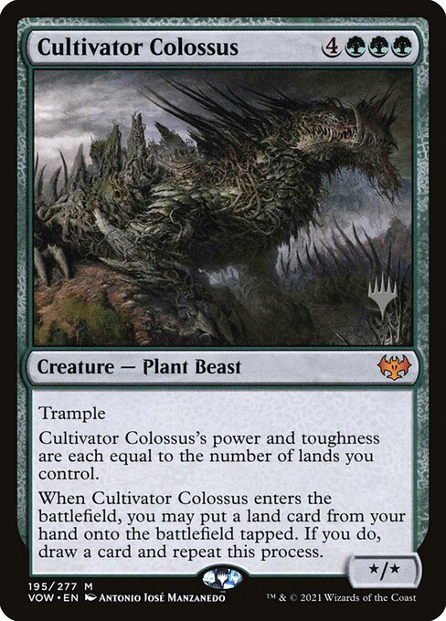 Cultivator Colossus (Innistrad: Crimson Vow Promos #195p)