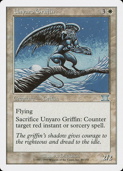 Unyaro Griffin (Classic Sixth Edition #49)