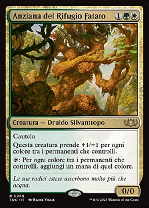 Anziana del Rifugio Fatato