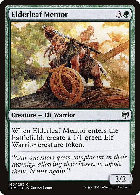 Elderleaf Mentor (Kaldheim #165)