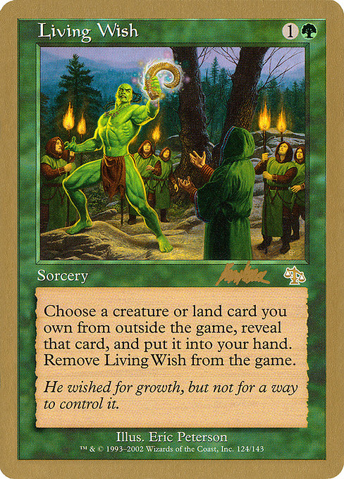 Living Wish (World Championship Decks 2002 #bk124)