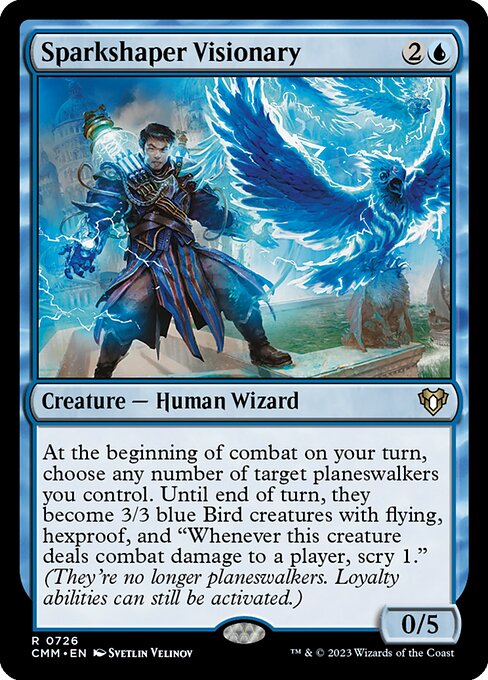 Sparkshaper Visionary (Commander Masters #726)