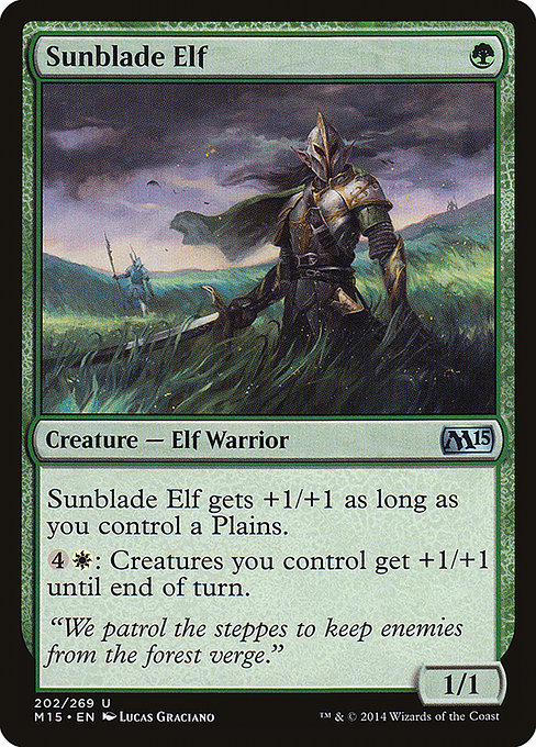 Sunblade Elf (Magic 2015 #202)