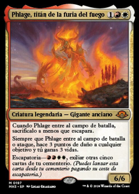 Phlage, Titan of Fire's Fury (Modern Horizons 3 #197)