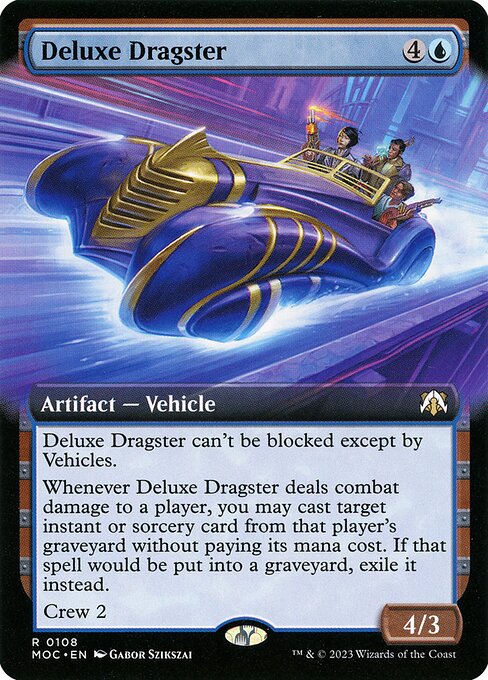 Deluxe Dragster (Extended Art)