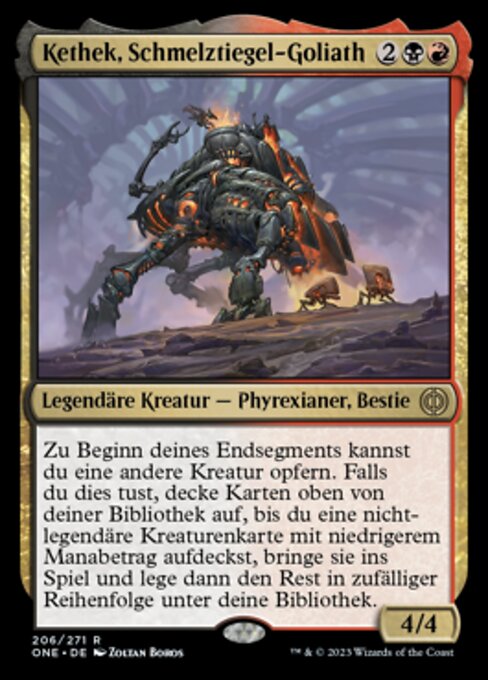 Kethek, Crucible Goliath (Phyrexia: All Will Be One #206)