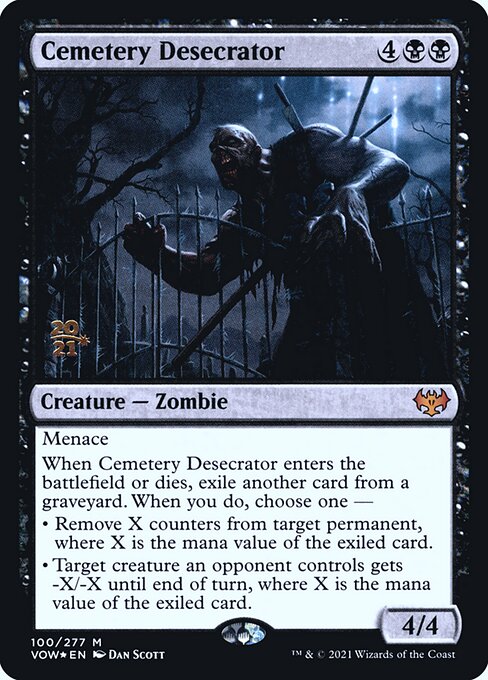 Cemetery Desecrator (Foil Prerelease Cards)