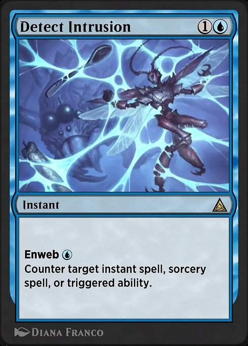 Spider-Sense magic the gathering card art