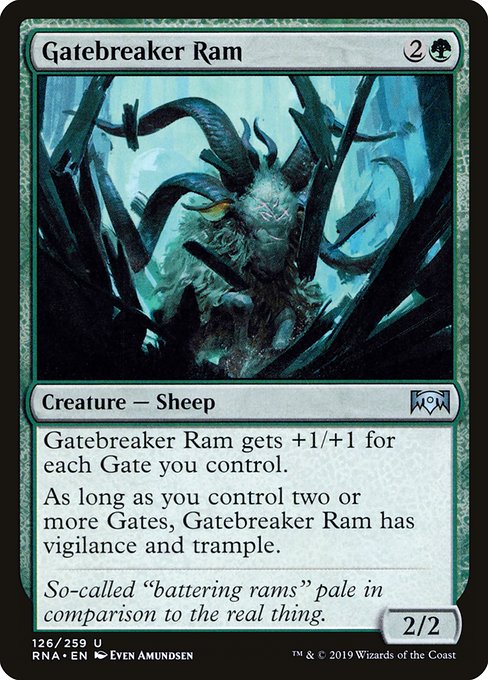 Gatebreaker Ram (Ravnica Allegiance #126)