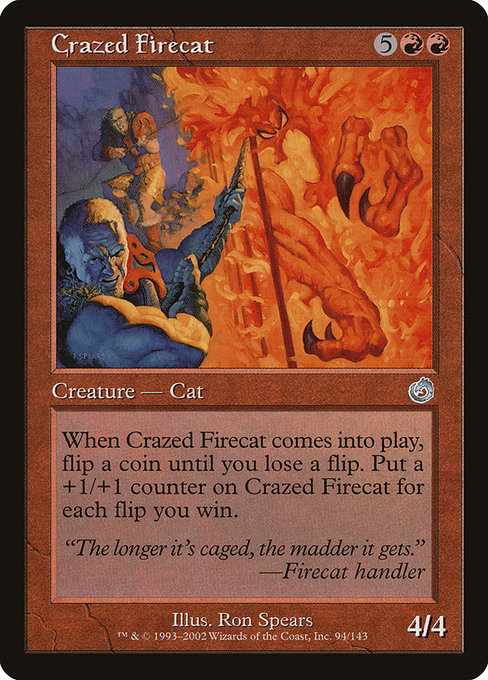 Crazed Firecat card image