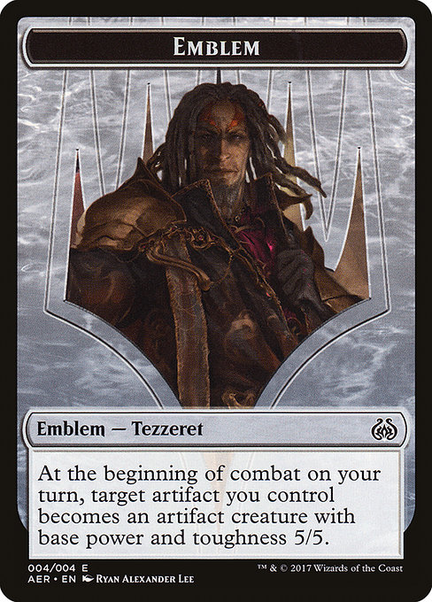 Tezzeret the Schemer Emblem (Aether Revolt Tokens #4)