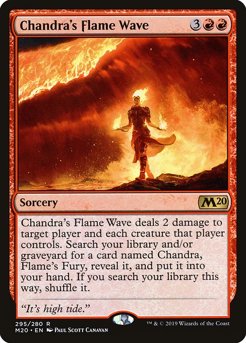 Chandra's Flame Wave (Core Set 2020 #295)
