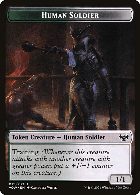 Human Soldier (Innistrad: Crimson Vow Tokens #15)