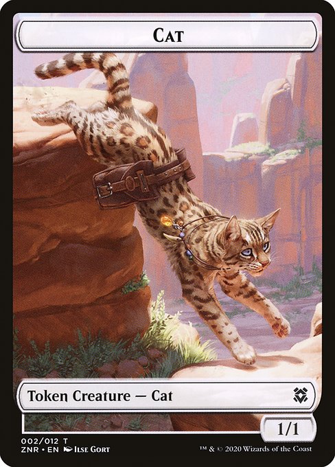 Cat (Zendikar Rising Tokens #2)