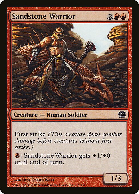 Sandstone Warrior (9ed) 215★