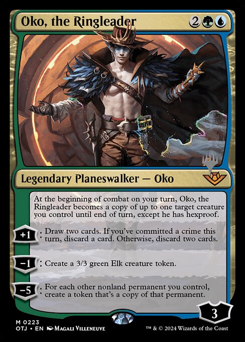 Oko, the Ringleader (Outlaws of Thunder Junction Promos #223p)