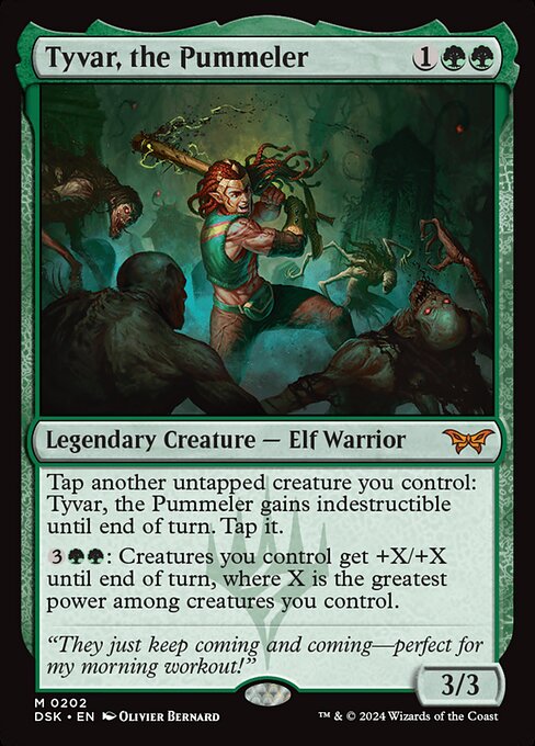 Tyvar, the Pummeler card