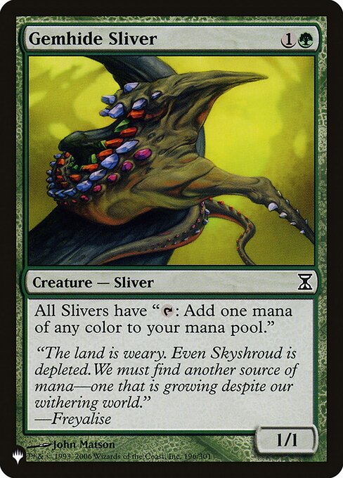 Gemhide Sliver (The List)