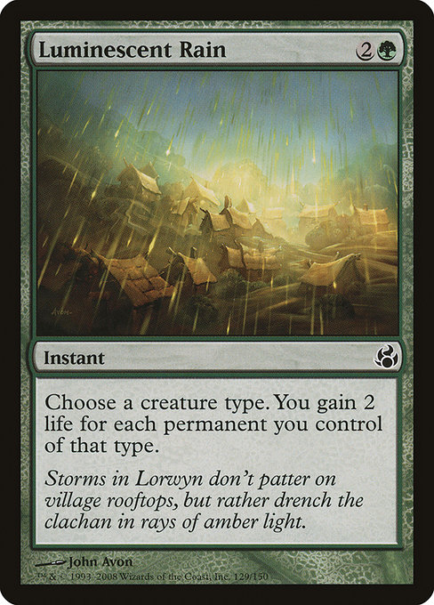 Luminescent Rain card image